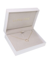 Luna Rae - Solid Gold - Eclipse Diamond Necklace