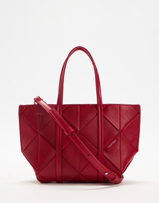 Calvin Klein - Woven Mini Tote Crossbody Bag