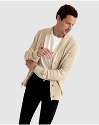Oxford - Jed Ribbed Cardigan