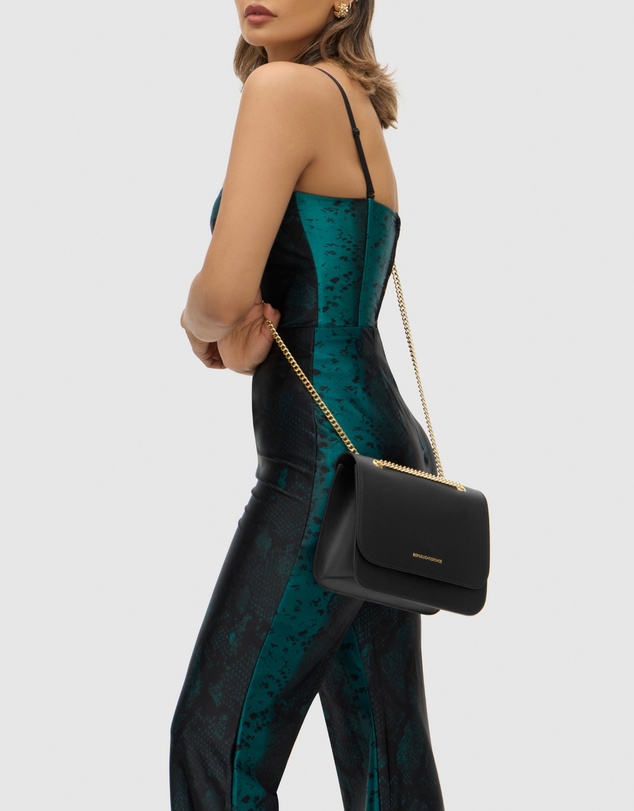Florence - Linda Black Crossbody Bag