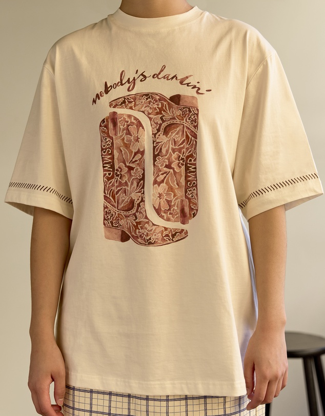 SMWR. by The Somewhere Co - Nobody's Darlin Oversized Tee