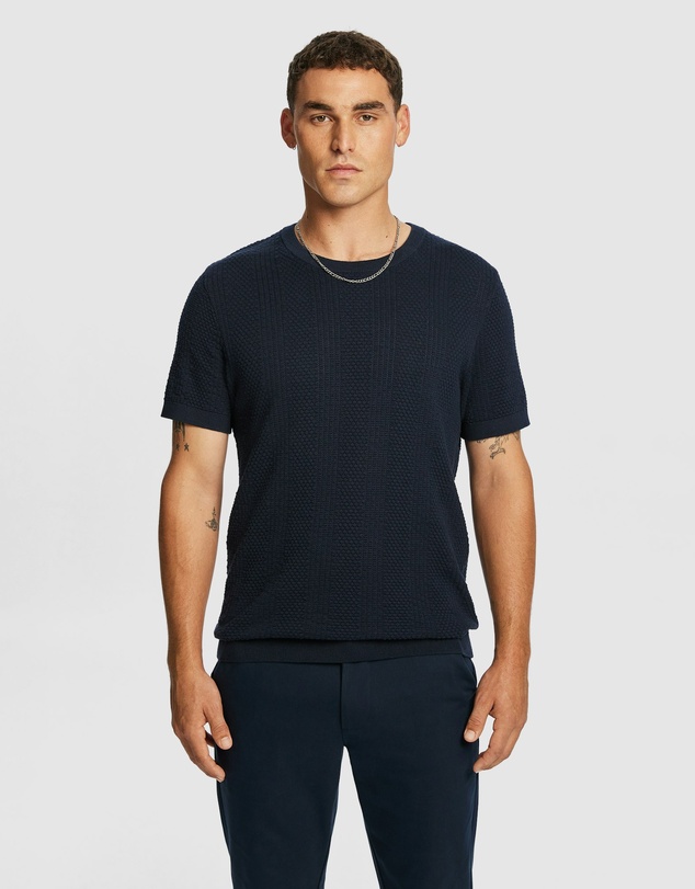 yd. - Asher Knitted Tee
