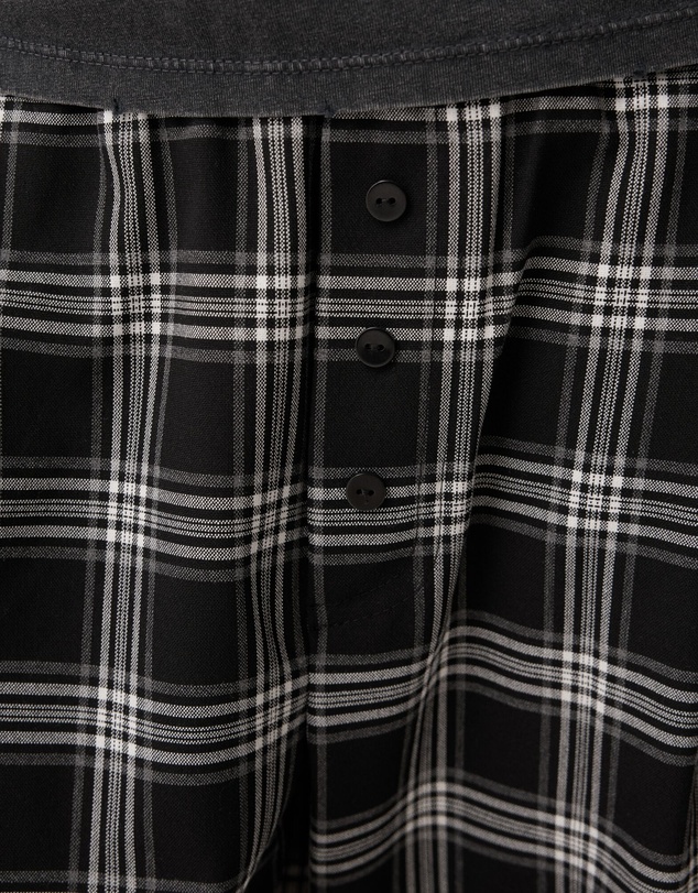 Bershka - Straight Fit Plaid Pants