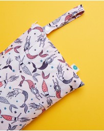itti bitti - Small Double Pocket Wetbag Pack - Mermaid Wish