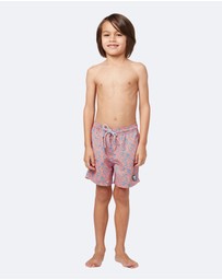 Tom & Teddy - Coral Swim Shorts