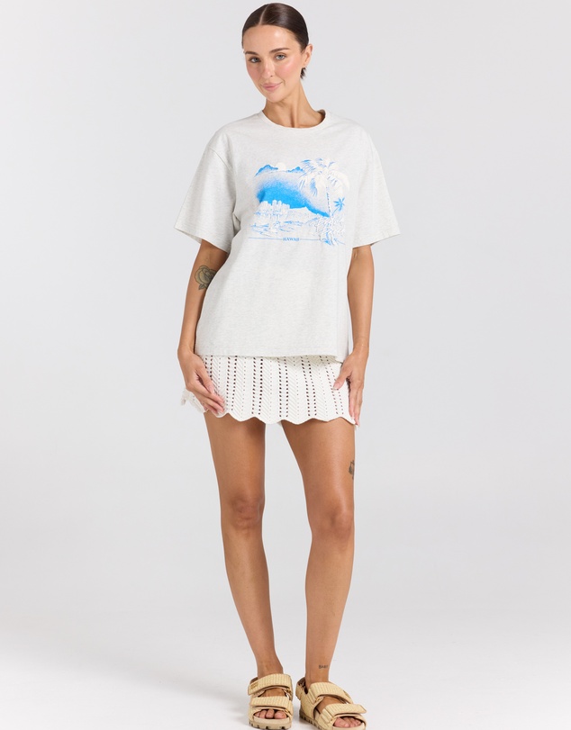 Poolside Paradiso - Paradise Tee - Silver Marle