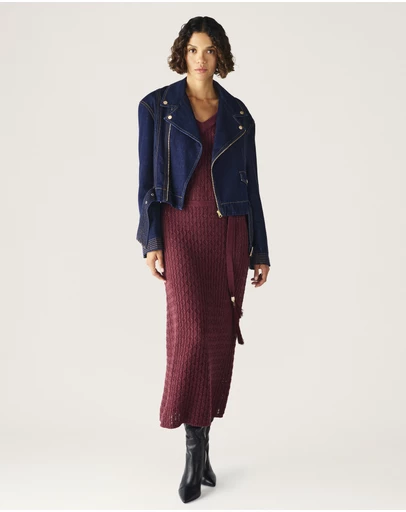 MOS The Label - Sia Denim Biker Jacket