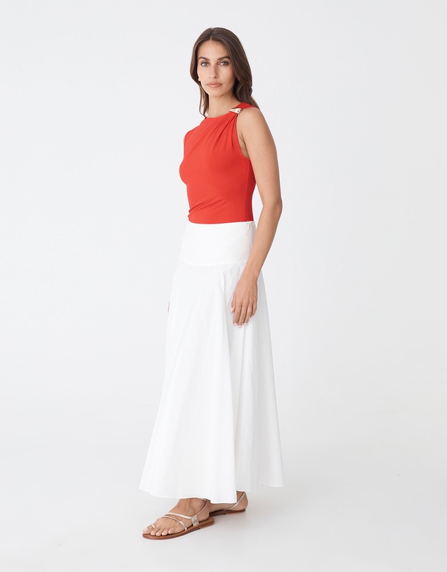 Forcast - Kirsty Bamboo Ruched Top
