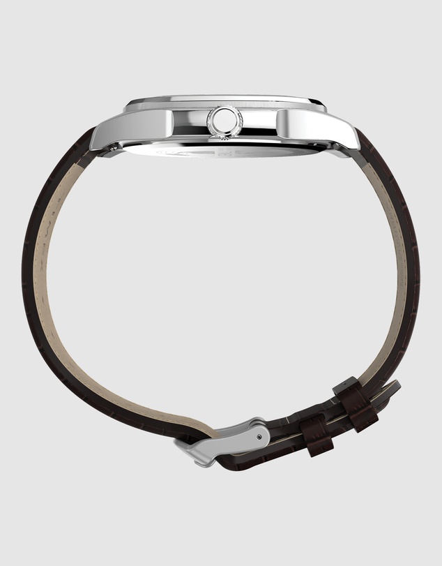 TIMEX - Marquee 41mm Natural Leather Strap Watch