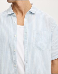 Cotton On - Relaxed Linen Short Sleeve Shirt