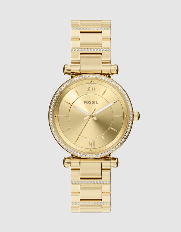 Fossil - Carlie Gold Tone Analogue Watch