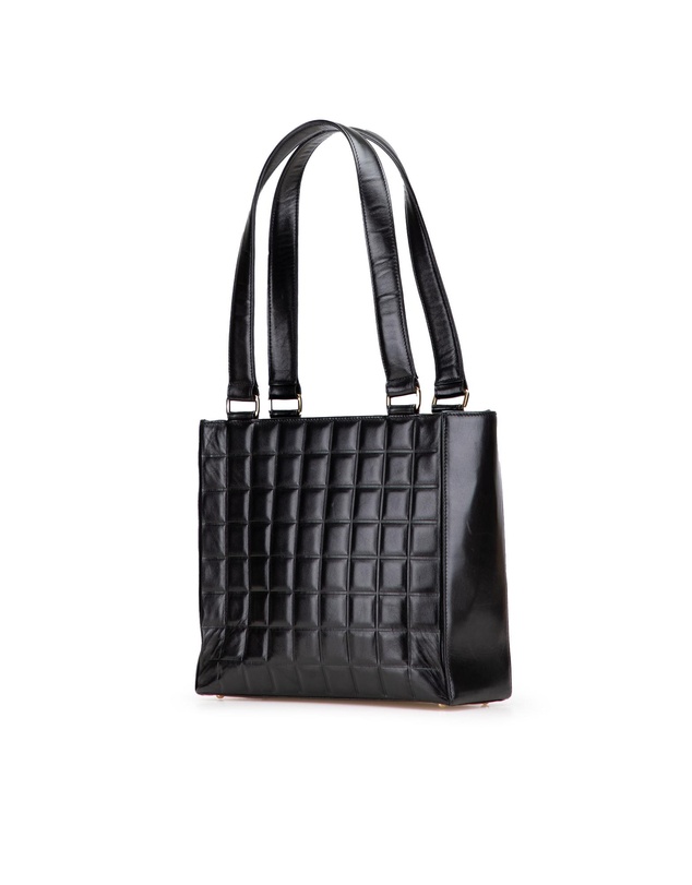 Pre-Loved by Azura Reborn - Pre-Loved CC Chocolate Bar Lambskin Tote