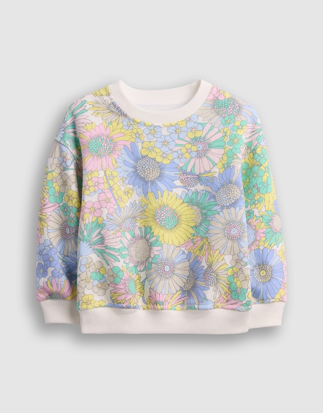 GAP - French Terry Print Crew - Babies-Kids