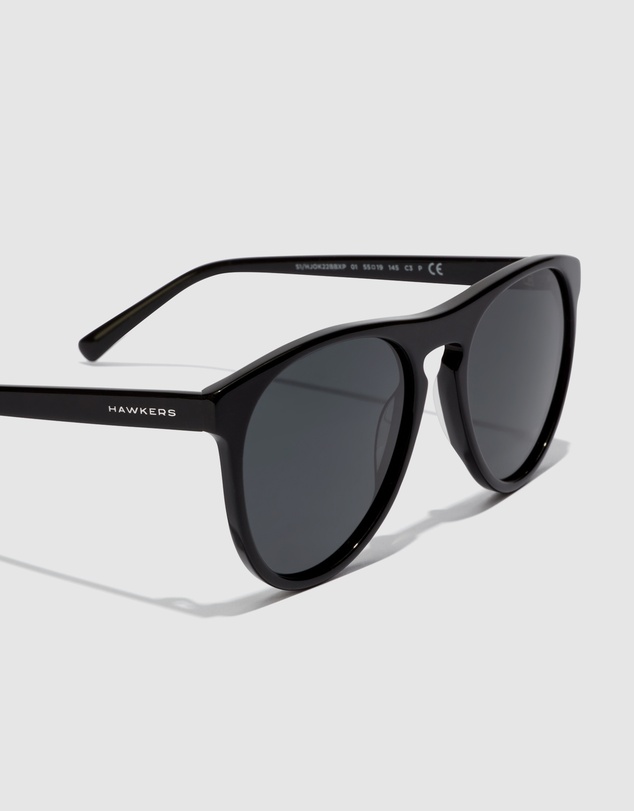 Hawkers Co - Polarized Black Dark Joker Sunglasses for Men and Women UV400