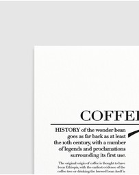 Olive et Oriel - Coffee Art Print
