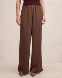 Forever New - Sara Satin Wide Leg Pants