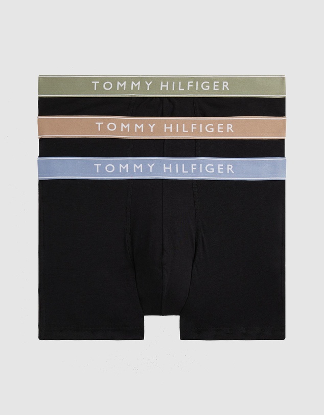Tommy Hilfiger - 3-Pack Everyday Essentials Waistband Trunks