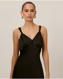 Tussah - Nyla Satin Slip Maxi Dress