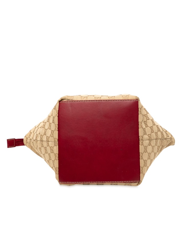 Pre-Loved by Azura Reborn - Pre-Loved GG Canvas Web Handbag