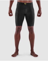 SKINS - SKINS Compression Men's Series-5 Running/Gym Half Tight Black