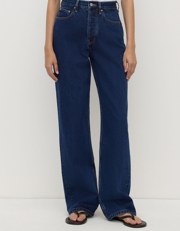 Assembly Label - High Rise Straight Jeans