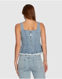 Belle & Bloom - Hold Me Brave Denim Top