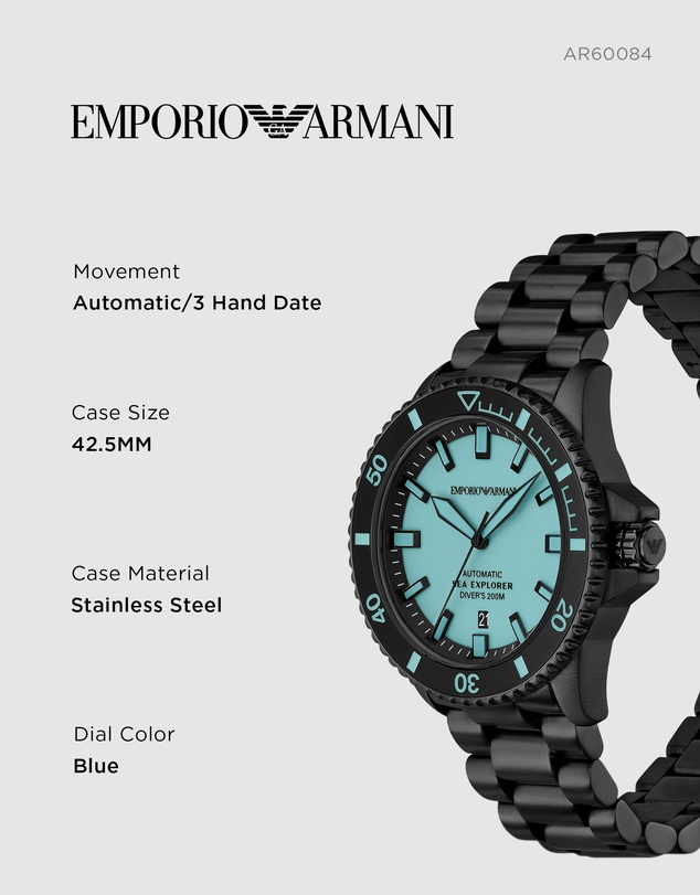 Emporio Armani - Black Automatic Watch