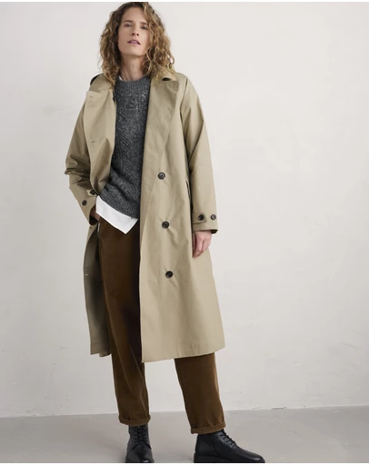 Seasalt - Seasalt Cornwall Natural Penweathers Trench Coat