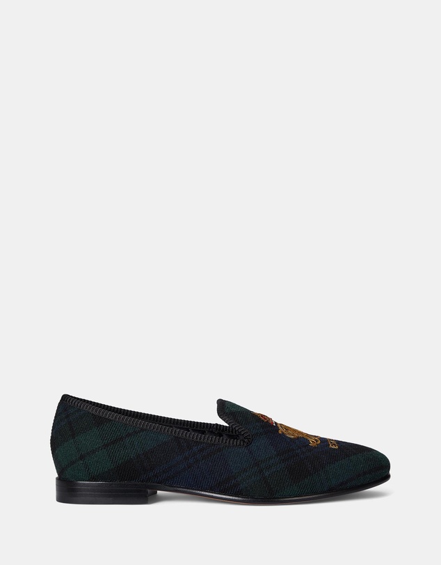 Polo Ralph Lauren - Paxton Bullion-Crest Plaid Loafer - Men's