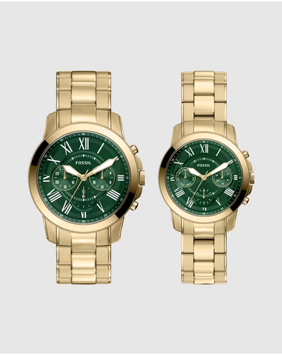Fossil - Grant Gold Tone Chronograph Watch