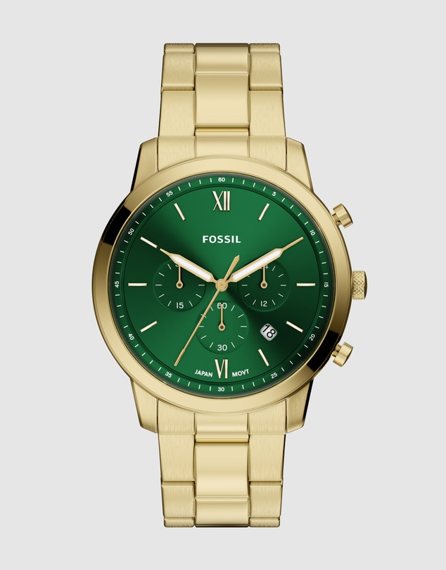 Fossil - Neutra Gold Tone Chronograph Watch