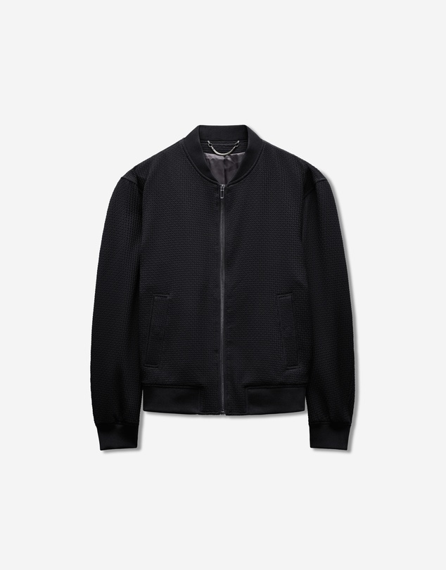 Calibre - Textured Bomber Jacket Black