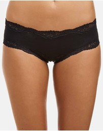 Love and Lustre - Classic Lace French Hipster Brief 2 Pack