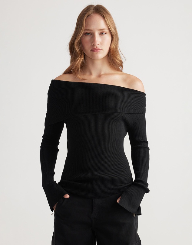 Decjuba - Mariah Off Shoulder Knit Top