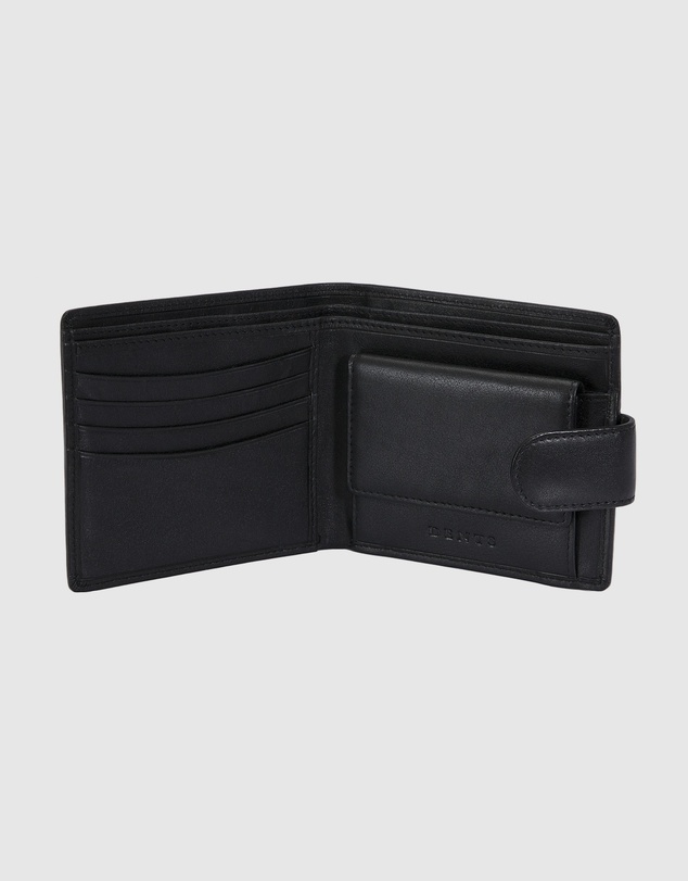 DENTS - Nappa Leather Billfold Coin Wallet with RFID Protection