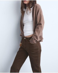 M.N.G - Sienna Flared Cropped Jeans