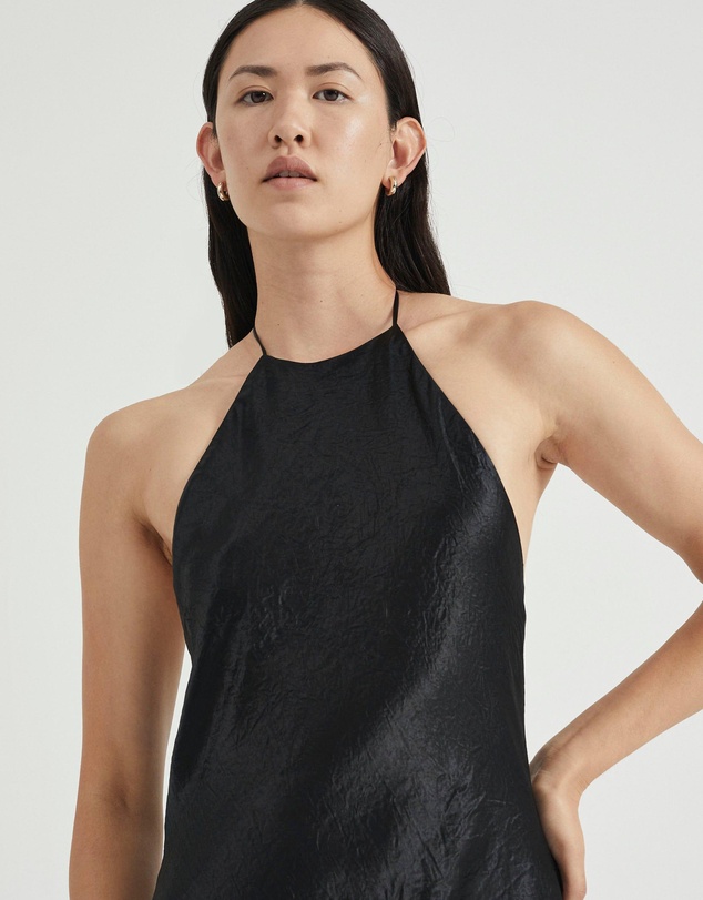 Third Form - Crush Bias Halter Dress