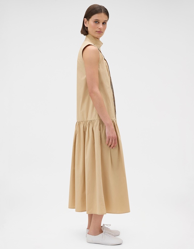 Oroton - Pleated Drop Waist Dress