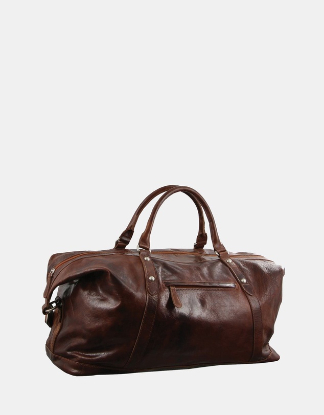 Pierre Cardin - Pierre Cardin Rustic Leather Business/Overnight Bag