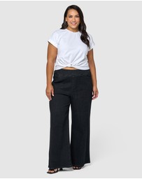 Indigo Tonic - Luxe Wide Leg Comfort Waist Jean