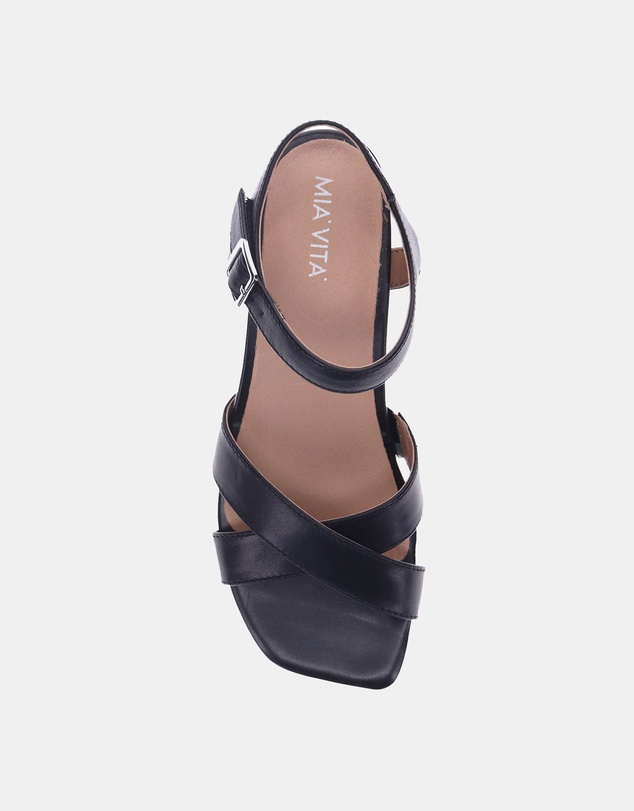 Mia Vita - Yara Heeled Sandal - Black