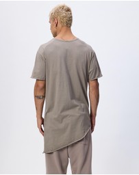 Surrounded By Ghosts - The Coltan Cotton Asymmetrical Tail T-Shirt