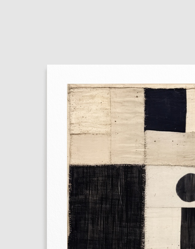 Olive et Oriel - Sewn Fabric by Treechild Art Print