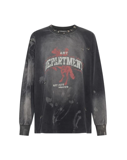 THE TALES - Art Department Pierced Cowboy Long Sleeve Tee