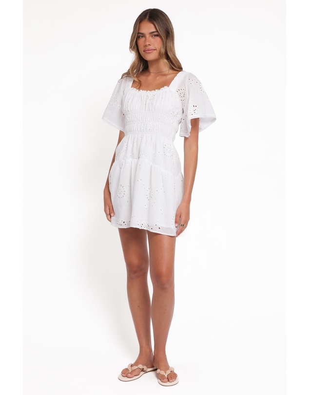 Petal & Pup - Tierney Mini Dress - White