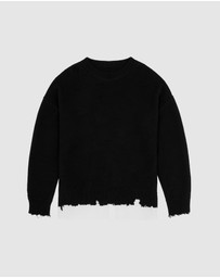 MM6 Maison Margiela - Distressed Hem Sweater