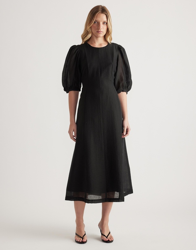 Decjuba - Polly Textured Midi Dress