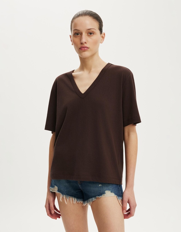 Cotton On - The Slub V Neck Tee