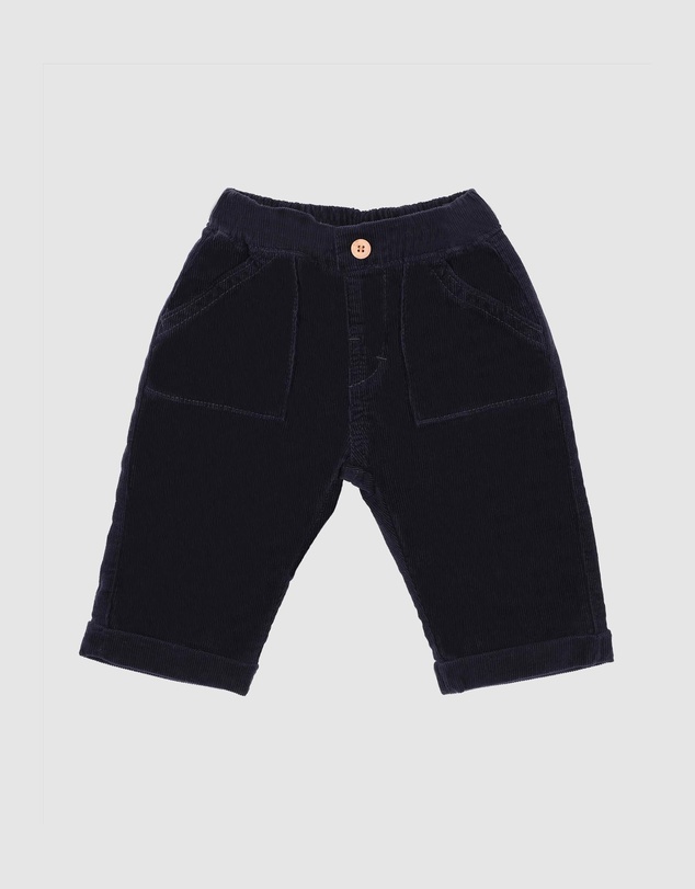 Bebe by Minihaha - Jake Navy Pull On Pants - Babies