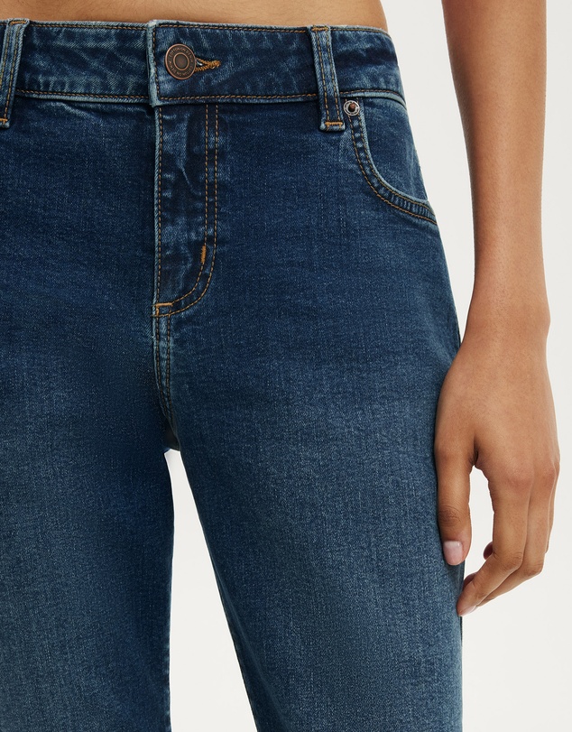 Cotton On - Petite Mid Rise Bootcut Jean
